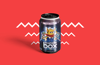 Monster Box Can V.2 2019 2019 trends branding design illustration illustrator mock up mock up mockup mockups vector website