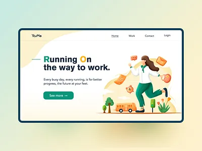 Xiaoqingxin Workman Interface app branding design icon illustration illustrator logo ui web website