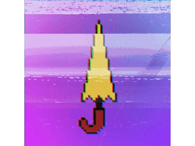 8 Bit Umbrella 8 bit 8bit oldschool pixel pixel art pixels rain umbrella