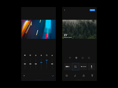 C O N T R O L blue darkness design dji draw edit flat icon illustration ui ux