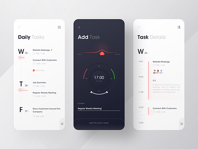 Task management system app black branding data data visualization design icon manager plan task task management tasks time timeline ui ux