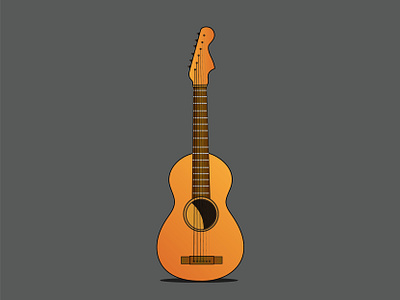 Guitar Love illustration vector