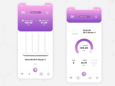 WiFi Router Interface ecommerce design mobile app design product design uidesign uxdesign