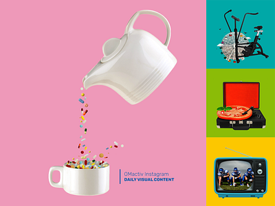 OMactiv Instagram Content art collage concept creativity design illustration instagram photoshop poster