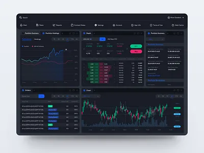 Trading Platform banking bitcoin blockchain crypto crypto trading etherium finance fintech graph money trading wallet