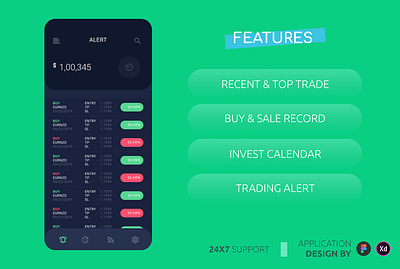 Forex Trade alert Ui Design adobe xd application design figma figmadesign trade trade app trade ui design trade ui desing tradeshow ui ux design uidesign uiux uiux design