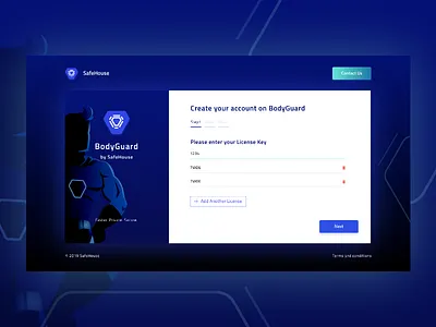 BodyGaurd creative design design html5 ui ux webapp design webdesign