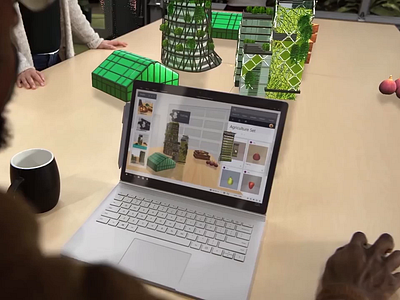 [Concept] Microsoft Mixed Reality - Collaboration 3d app design desktop hololens microsoft mixed reality ui ux