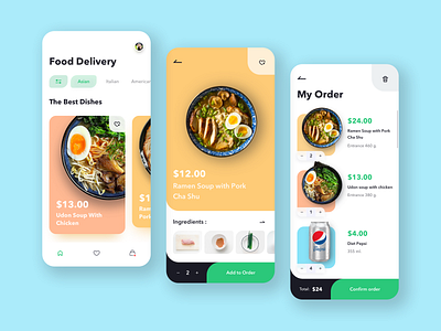 Food delivery app app design daily ui daily ui challenge delivery delivery app delivery service design design app figma figmadesign food app interface ios ui uidesign ux uxdesign