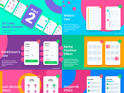 UX Laws Made Simple - Part 2 adobe xd adobexd userexperience userexperiencedesign uxdesign xd
