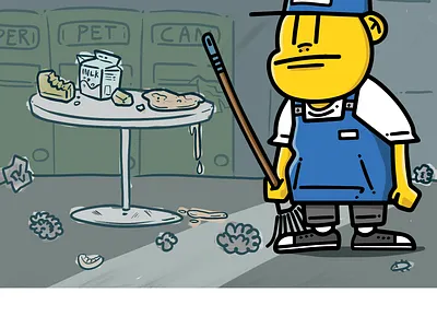 part time job boy illustration boy illustration parttimejob worker