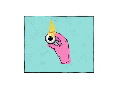 Spark in the eye art artwork challenge character colorful combustion creative design creativity design digitalpainting drawing eye catching illustration picture simple sparck ui