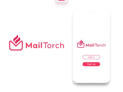 MailTorch adobe illustrator app illustrator logo logo design logodesign mail vector