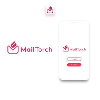 MailTorch adobe illustrator app illustrator logo logo design logodesign mail vector