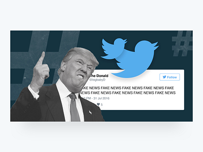 Donald Twump brand design editorial illustration icon illustration logo marketing trump twitter vector web website