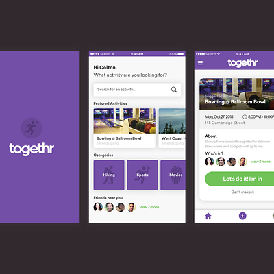 Togethr App design mobile mobile app mobile app design mobile design mobile ui