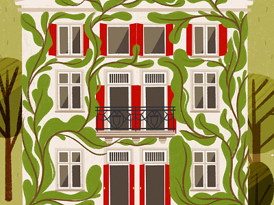 Chateau 10.0 chateau digital illustration french house illustration illustration art iris van den akker kickstarter procreate