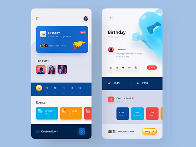 Event App analytic dashboard app app concept app design app ui best app design best app ui best design colorful app cryptocurrency app event app exchanger app luova studio mansurul haque mobile mobile application modern app modern app design product design uidesign ux design