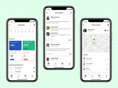 Flux - The Employee App 2019 trend appdesign clean design ios iphone10 minimal typography ui ux