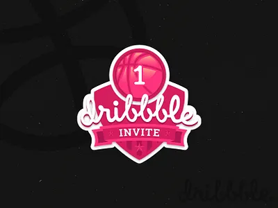 Dribbble invite to giveaway! best work color creative creative design dribbble invite friends giveway good luck illustration invite logo new typography vector welcome works