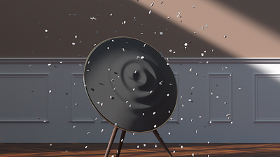 Still from Beoplay A9 | Bang & Olufsen | Concept film 3d artist ad campaign advertising aftereffects animation art direction art director cgi cinema4d creative direction design direction motion design motion graphics premiere pro tvc