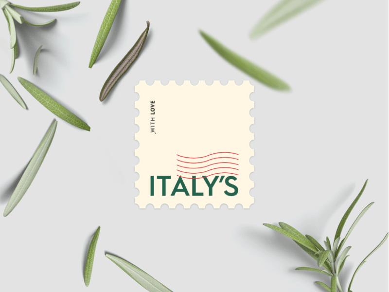 Example of logo design for ITALY'S