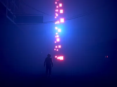 Distort. animation c4d c4dr20 film interstellar motion movie octane octanerender scifi space