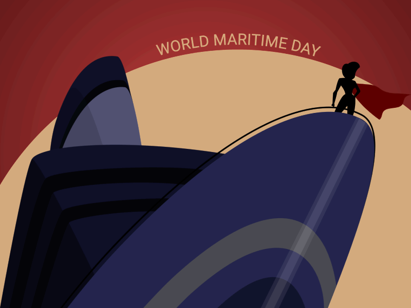 HAPPY WORLD MARITIME DAY 2d animation boat coolmariners gif halloween illustration lifeatsea merchantnavy night port sailor sea seafarer sealife seaman ship shipping vessel