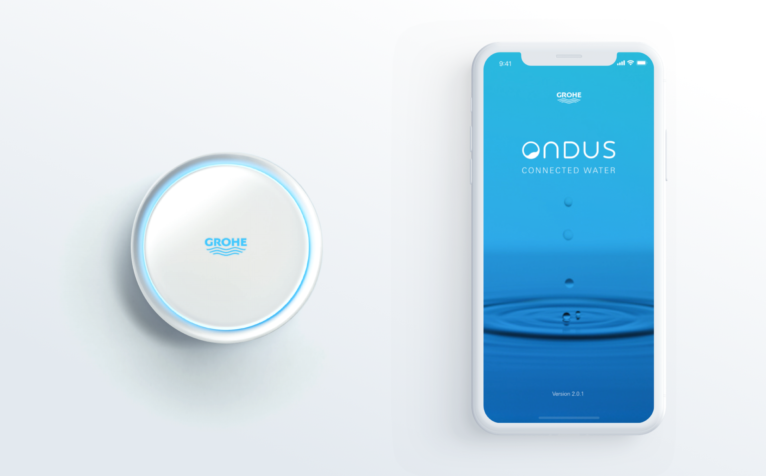 Example of GROHE Ondus App