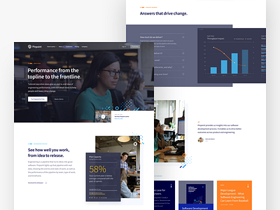 Pinpoint – How it works analytics brand system design desktop grid mobile pattern photography responsive saas software ui ux video web