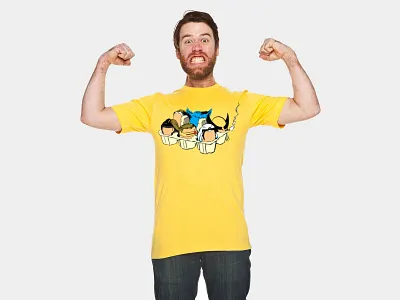 Eggs-Men apparel apparel design clean dip pen flat hand drawn illustration illustrator ink traditional art yellow