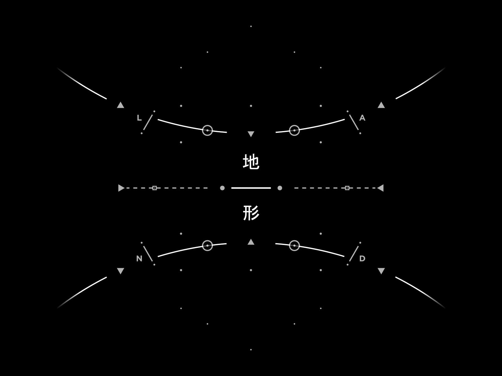 TERRAIN - INTRO animation design graphic kanji motiongraphics sci fi vector