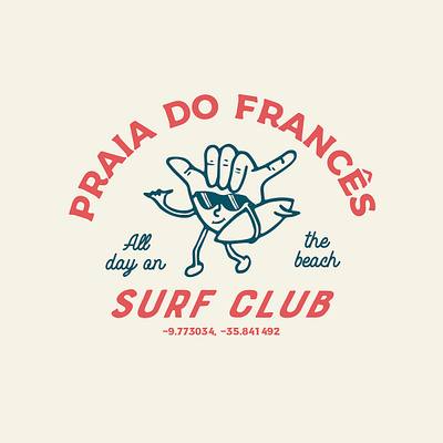 Praia do Francês - AL apparel beach design illustration surf t shirt