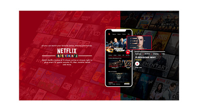 NETFLIX - Recreation App Design app design creative design ui user inteface