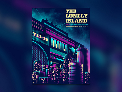 The Lonely Island art artwork digital drawing event illustration photoshop poster print screenprint