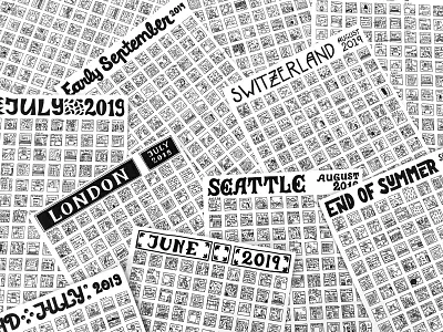 Visual Journals – Summer '19 black black and white comic comics diary drawing illustration journal journaling visual journal