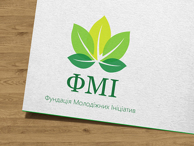 fundation mockup illustration logo vector