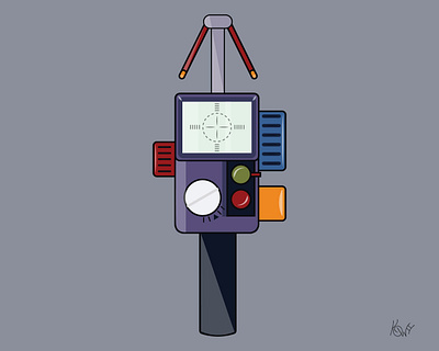 PKE Meter Illustration ghostbusters graphic design illustration