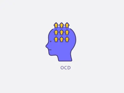 OCD branding design graphic design icons illustration medical mentalhealth psychology vector
