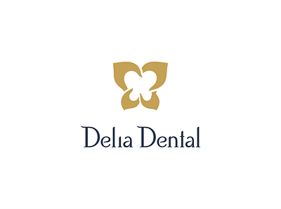 Logo Design- Delia Dental animation branding delia dental design designer illustration logo logofolio typography ui vector web