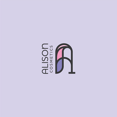 Alison Cosmetics Logo - Main Lockup beauty logo cosmetics cosmetics logo logo logodesign