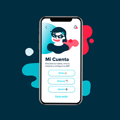 Moni APP banking banking app blob blob design branding concept design illustration interface design investment kid banking product design teen banking vector