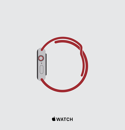 Apple watch vector apple apple watch applewatch conception design flat design graphic icon illustration iphone logo macbook motion design vector