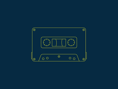 Cassette cassette cassette tape design designer icon icon design icons illustraion illustrator line text vector