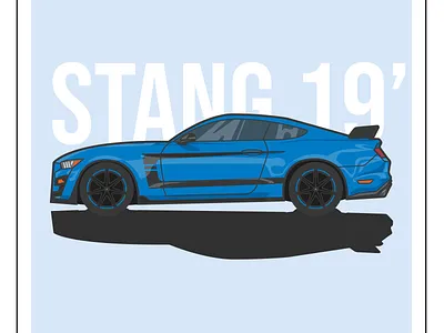 Ford Mustang 2019 abstract abstract art abstract design abstraction android architechture art flat icon modern symmetric symmetrical symmetry