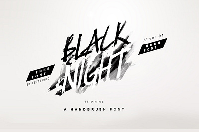 BLACKNIGHT FREE FONT adobe illustrator adobe photoshop branding agency brush font brush lettering brushtype font fonts free font freefont handbrush illustration lettering art svg font typeface typography