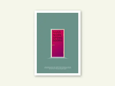 Door brand branding business corporate design flat illustration minimalist poster real estate vector