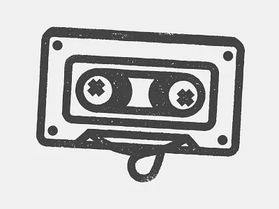 Face The Music 80s 90s cassette tape fun illustration music retro silly