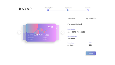 Credit Card Checkout blue checkout credit card credit card checkout credit card payment daily ui daily ui 002 dailyui dailyui 002 payment payment method purchase purple ui uidesign ux uxdesign web web design webdesign