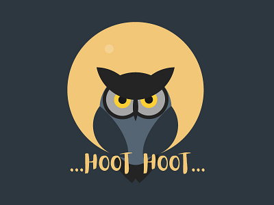 Hoot Hoot adobe fun graphic design illustration illustrator